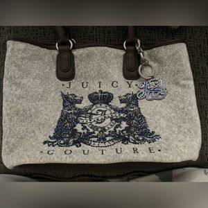 Juicy Contour velour shoulder bag